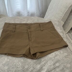Elegant Tan Women's Bermuda Shorts